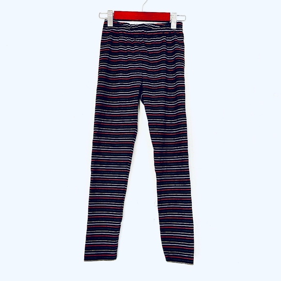 HANNA ANDERSSON Striped Leggings Kids Sz 8 - Picture 1 of 1